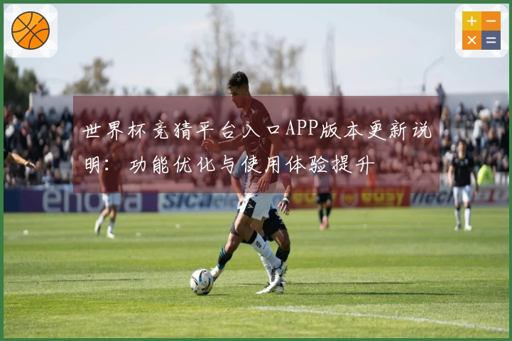 世界杯竞猜平台入口APP版本更新说明：功能优化与使用体验提升
